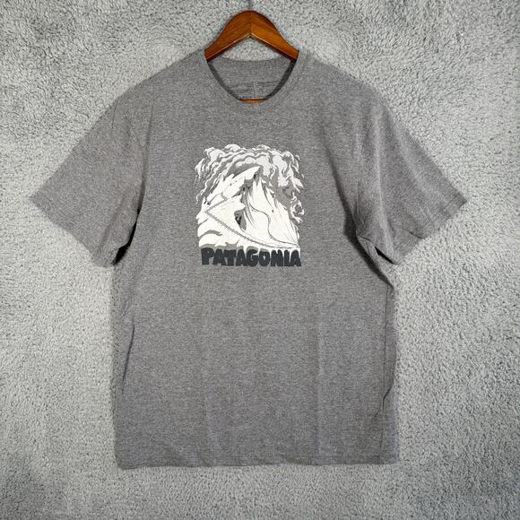 Patagonia Responsibili-Tee Mens Medium T-Shirt Logo Short Sleeve Outdoors - Picture 1 of 8